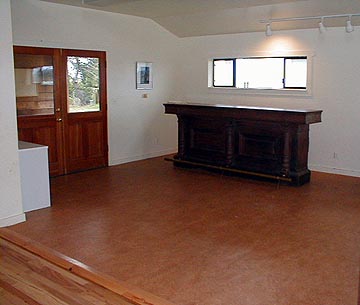 Antique bar in foyer